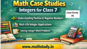 Class 7 Maths Case Study Questions Integers with Answers
