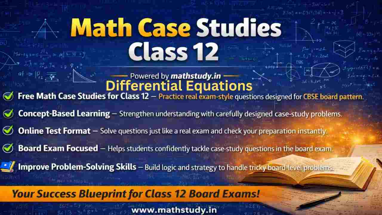 Differential Equations Case Studies Questions