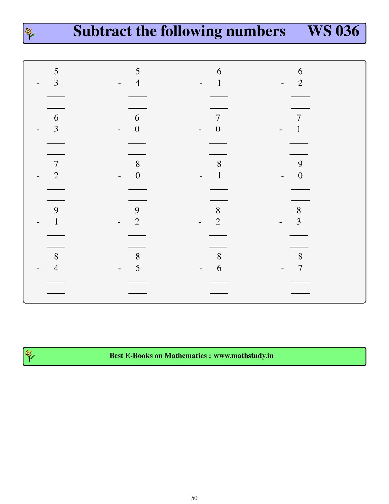 You are currently viewing 1st grade word problem worksheets on subtraction