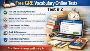 Free GRE Vocabulary Online Test