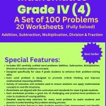 Mixed Word Problems For Grade 4