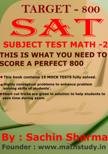 MATHEMATICS SAMPLE PAPERS FOR SAT