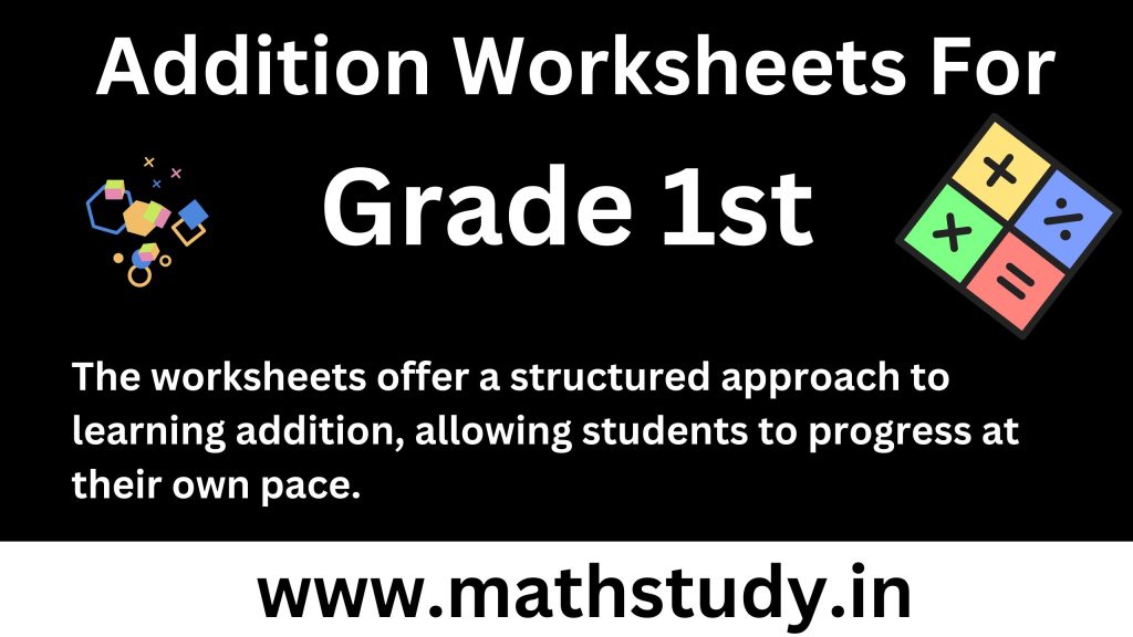 Addition Worksheets For Grade 1 - Best E-books, Mathematics, Astrology ...