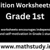 addition and subtraction worksheets for grade 1 pdf