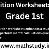 addition grade 1 worksheets