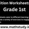 addition grade 1 worksheets pdf