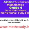 addition word problems class 4 pdf