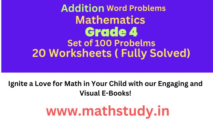 addition word problems class 4 pdf