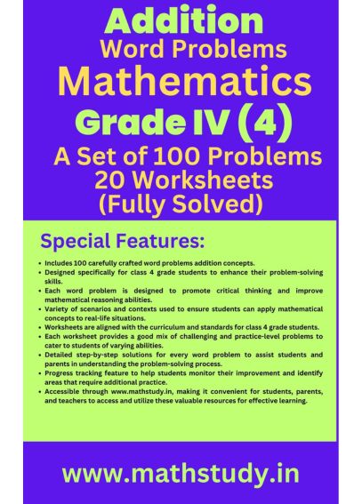 addition word problems for grade 4