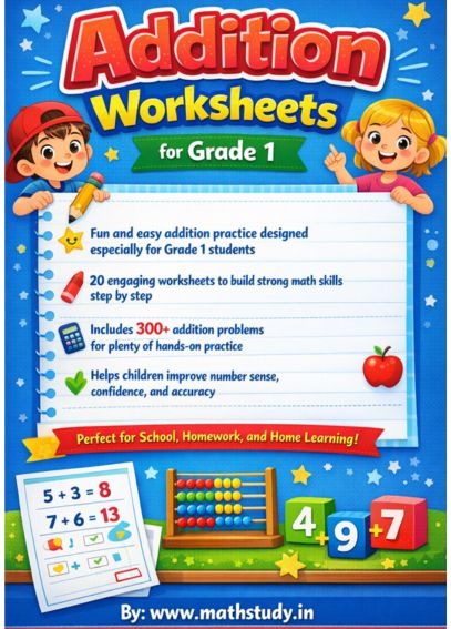 additional worksheets for grade 1