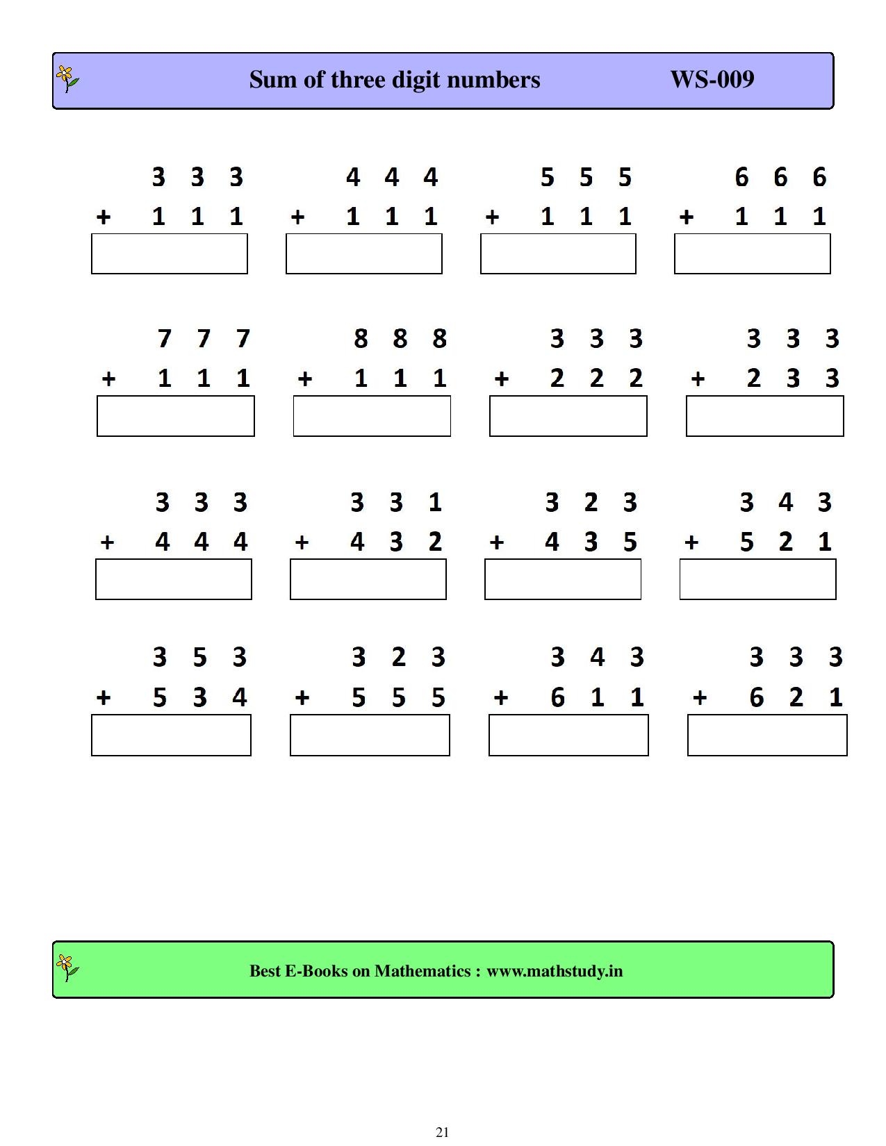 second grade math worksheets pdf - Mathematics- E-books, Sample For 2nd Grade Math Worksheet Pdf