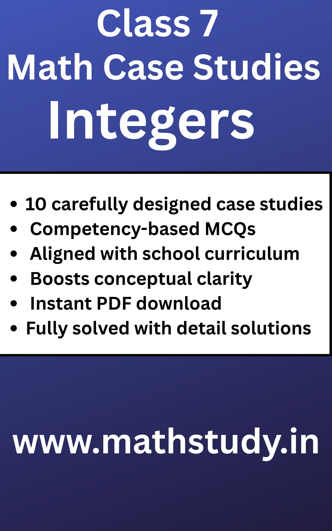 Class 7 Integers Case Studies With Solutions