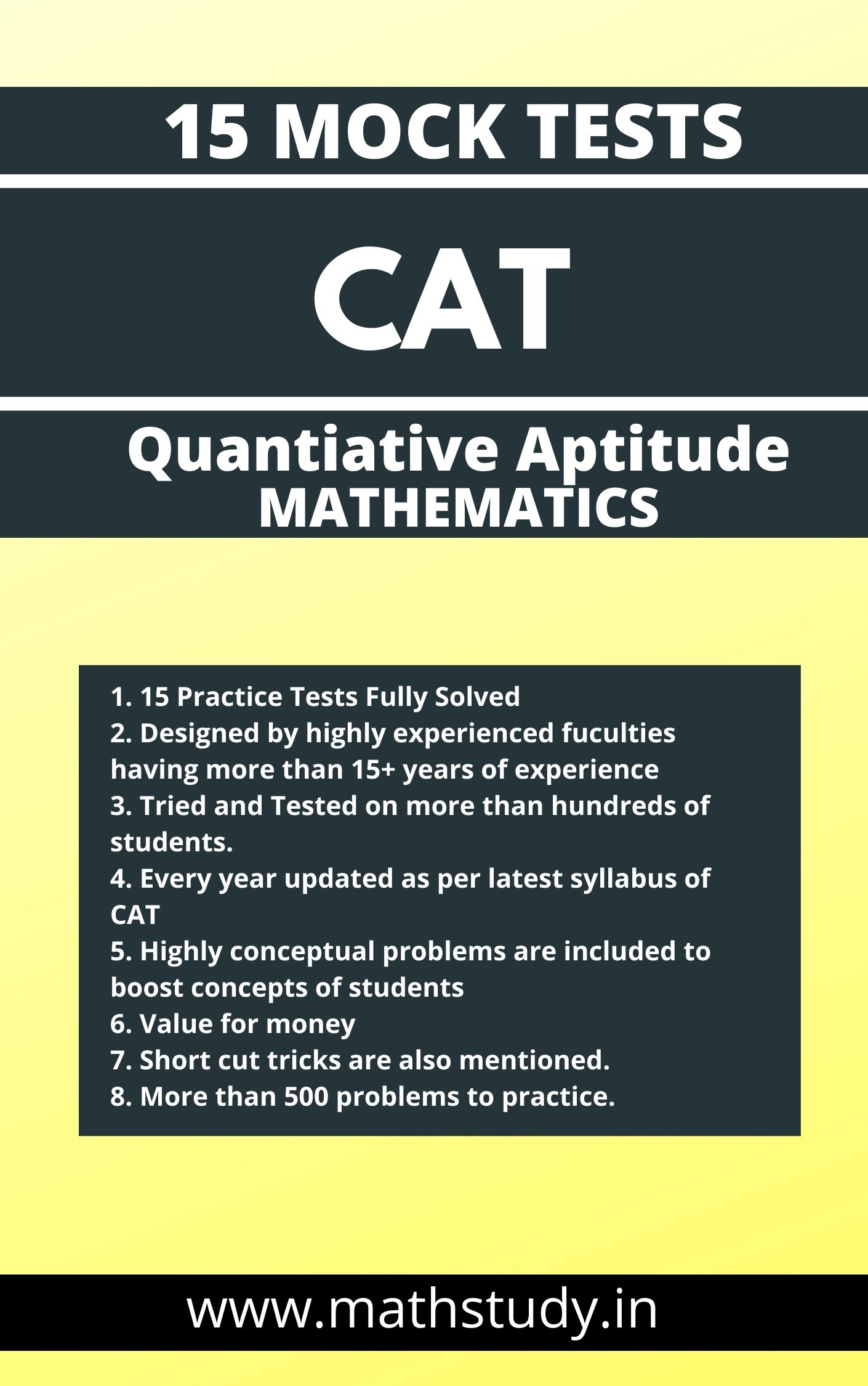 Quantitative Aptitude questions for CAT