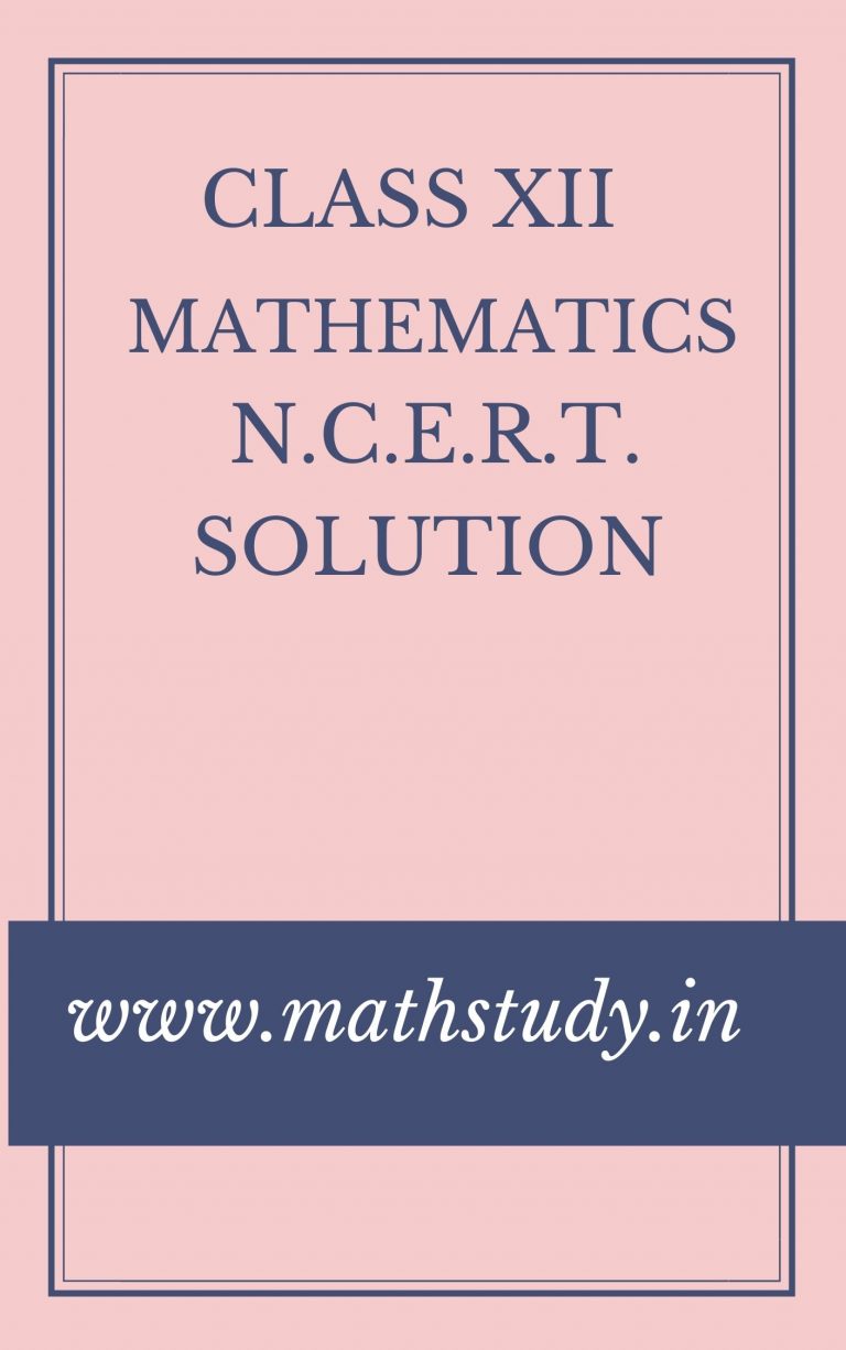 Ncert Maths Book Class 12 Part 2 Pdf - Best E-books, Mathematics ...