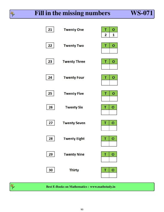 first grade mental math worksheets - Best E-books, Mathematics