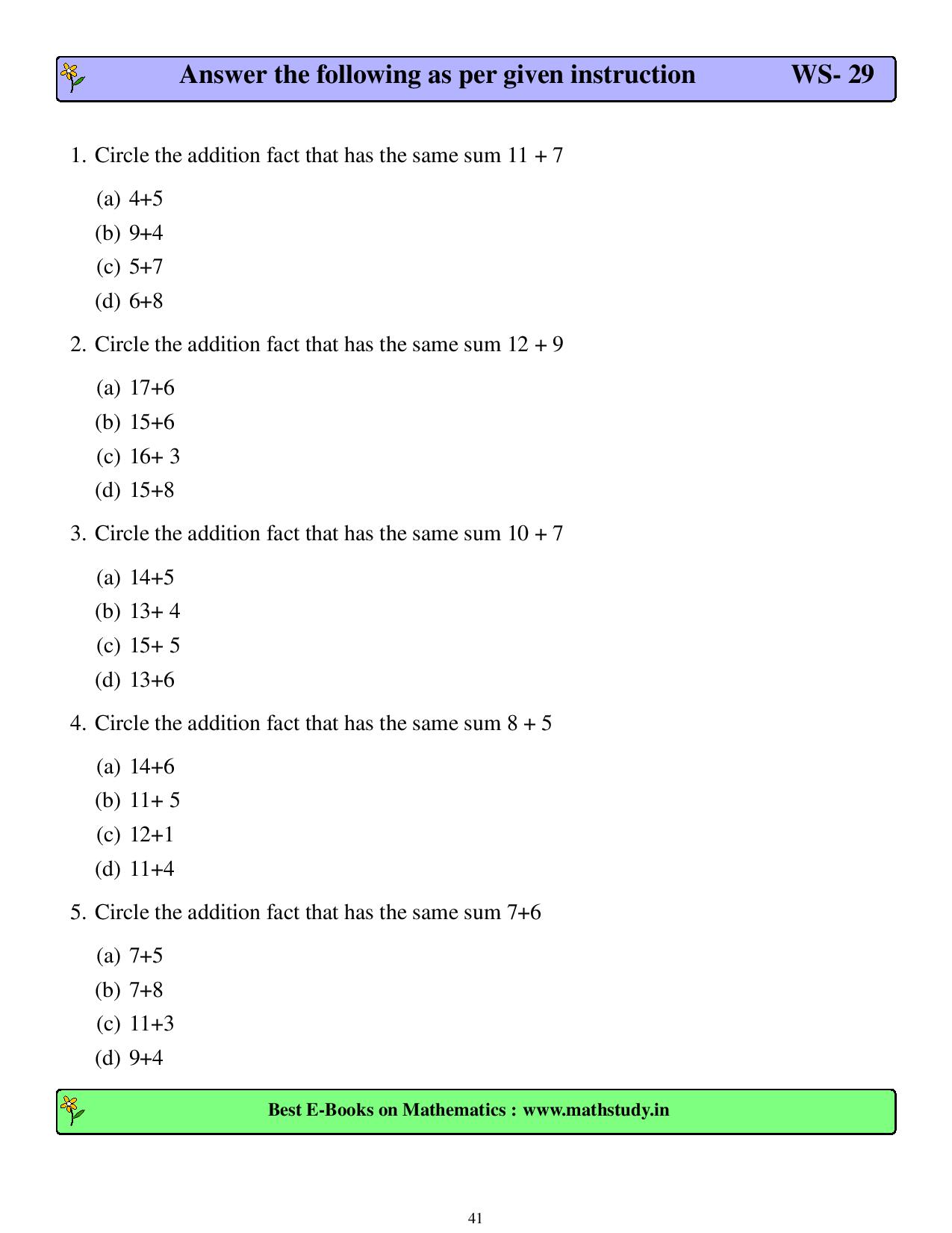 first grade math word problems