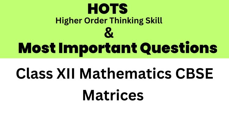 hots and important questions class 12 maths pdf download