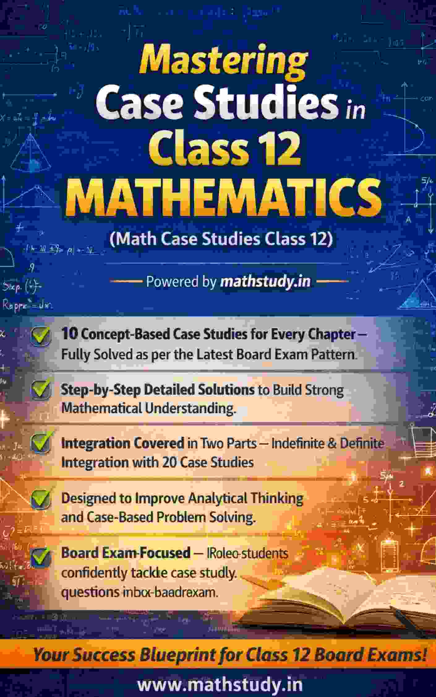 Class 12 math case studies book
