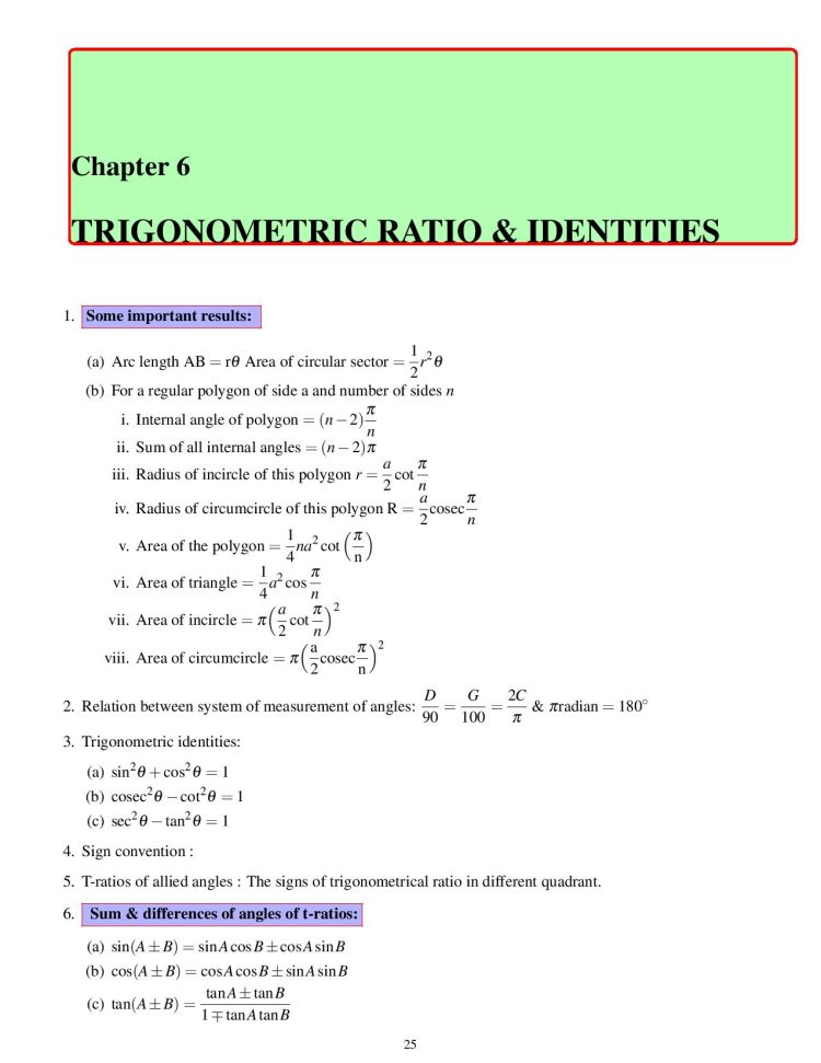 math formula book for iit jee pdf