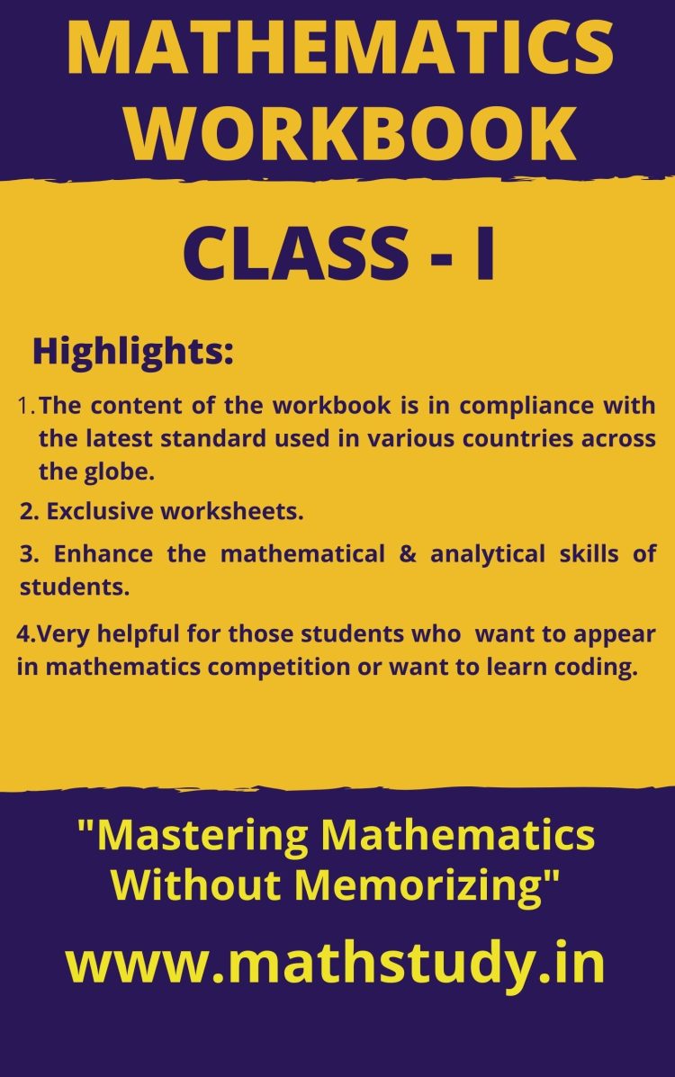 mathematics workbook for class 1