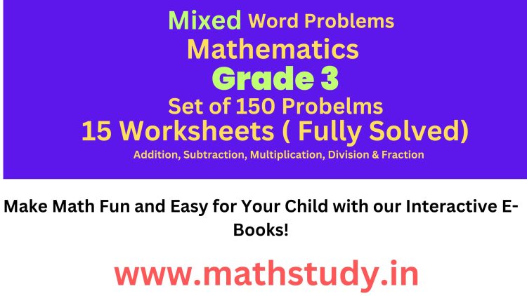 Mixed Word Problems For Grade 3 Best E books Mathematics Astrology 