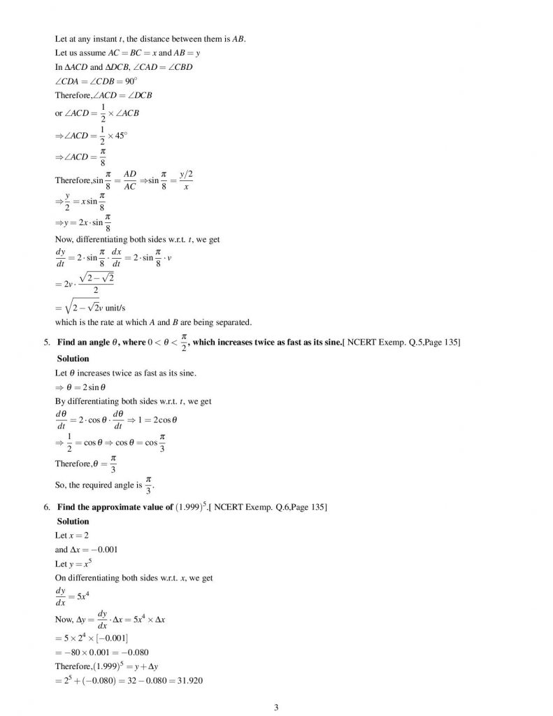 NCERT Exemplar Problems Solutions Mathematics Class 12th - Best E-books ...