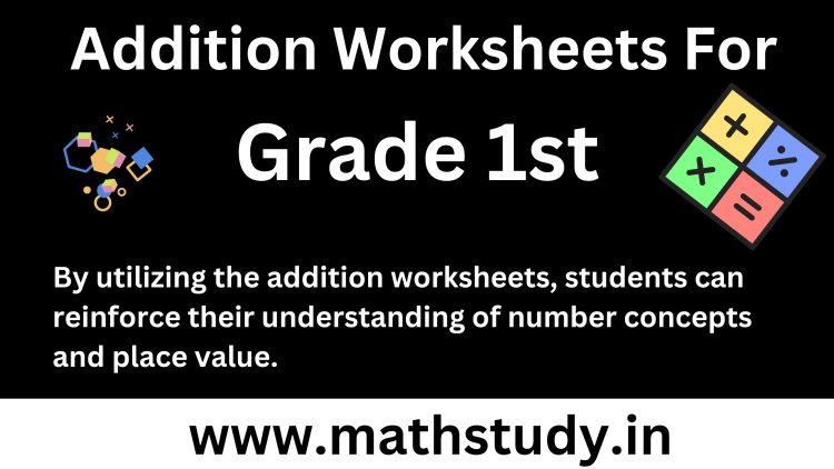 sum worksheets for grade 1
