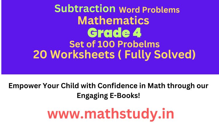 types of subtraction word problems