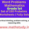 word problems for grade 1 pdf