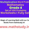 word problems in maths for class 4