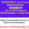 word problems on addition and subtraction for class 4 pdf
