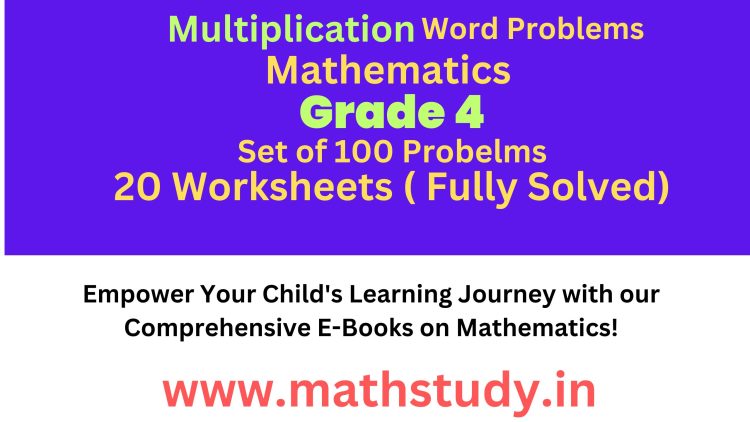 word problems on multiplication for class 4 pdf
